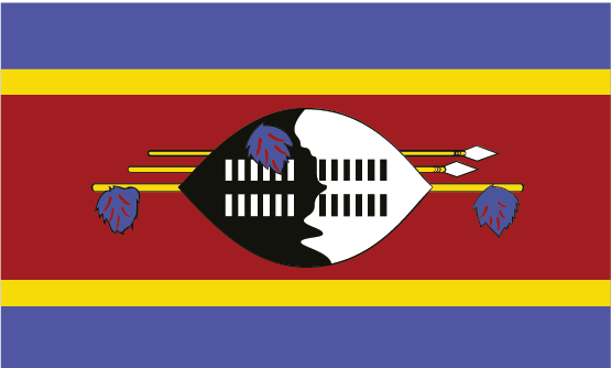 سوازيلاند (إسواتيني) flag