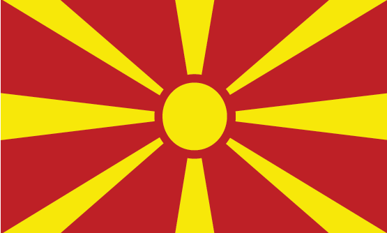 مقدونيا (جمهورية مقدونيا اليوغوسلافية السابقة) flag
