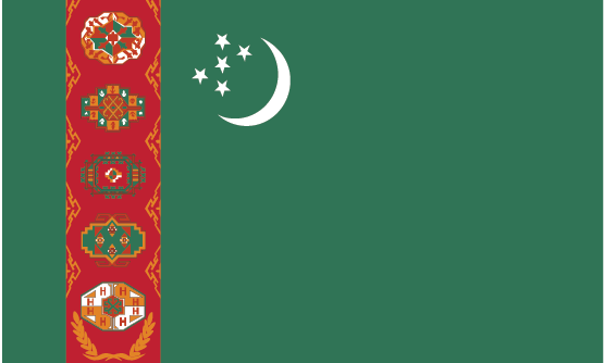 تركمانستان flag