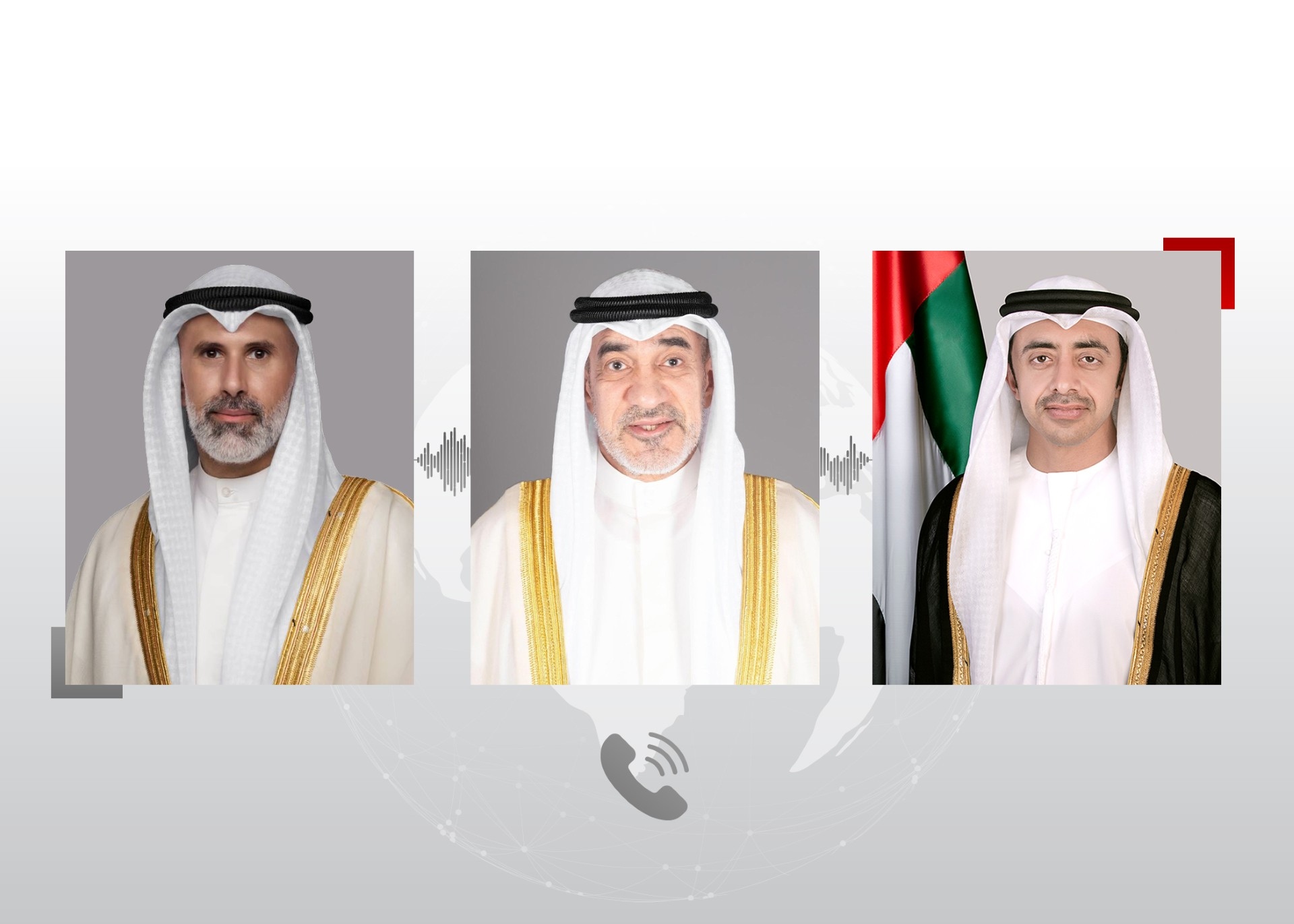 عبدالله بن زايد يعزي هاتفيا وزيري الداخلية والخارجية في دولة الكويت الشقيقة في شهيدي الإدارة العامة لأمن الحدود البرية